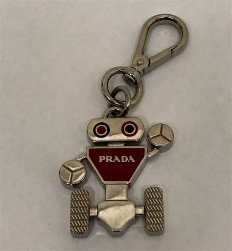 prada robot key chain|prada 6 key holder.